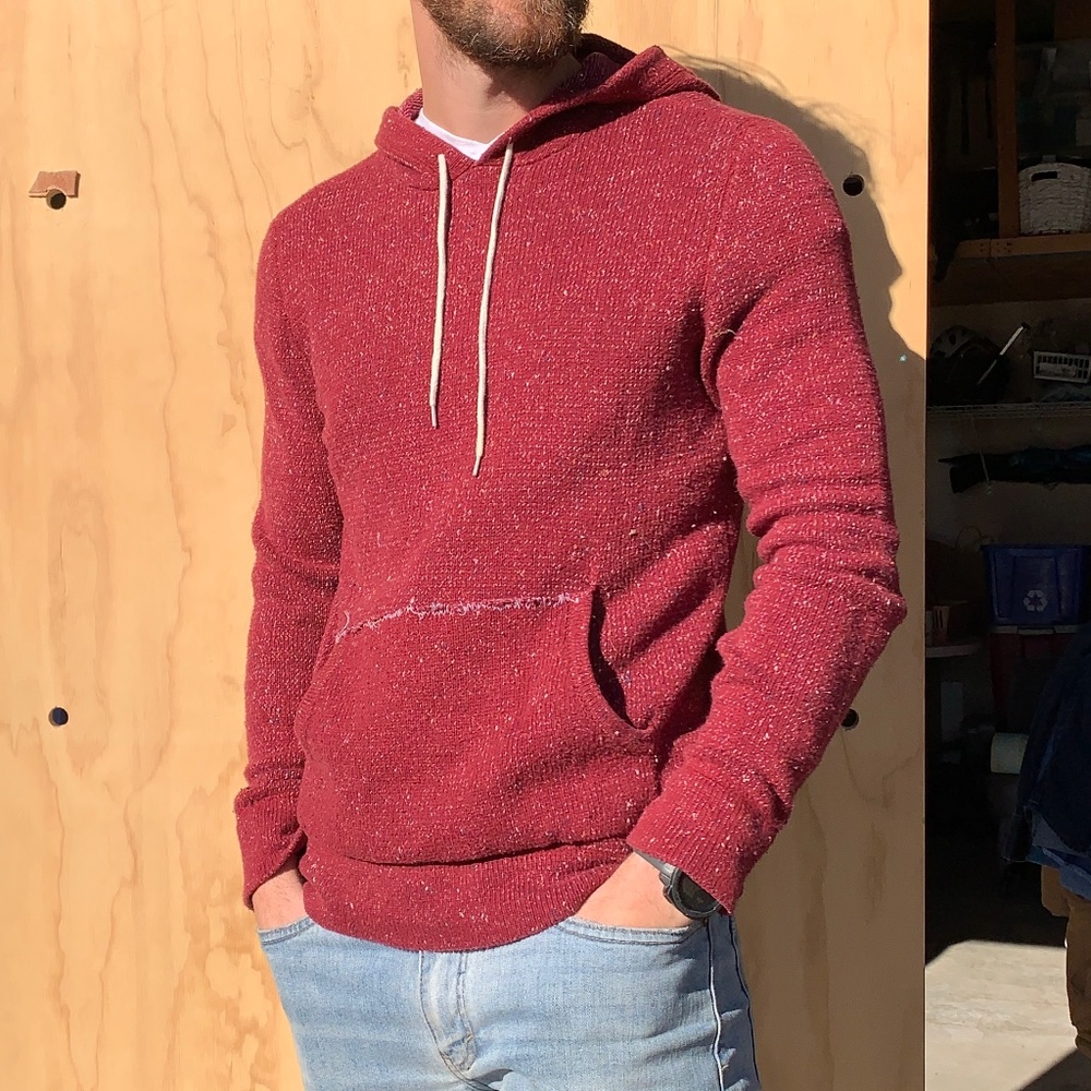 Koto Knit Sweatshirt with hood and front pocket